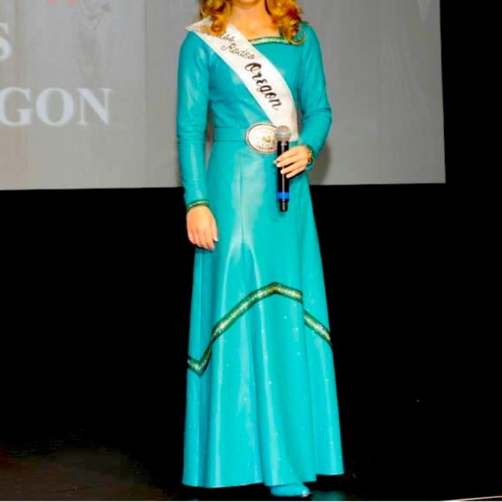 Jade Lambskin Dress